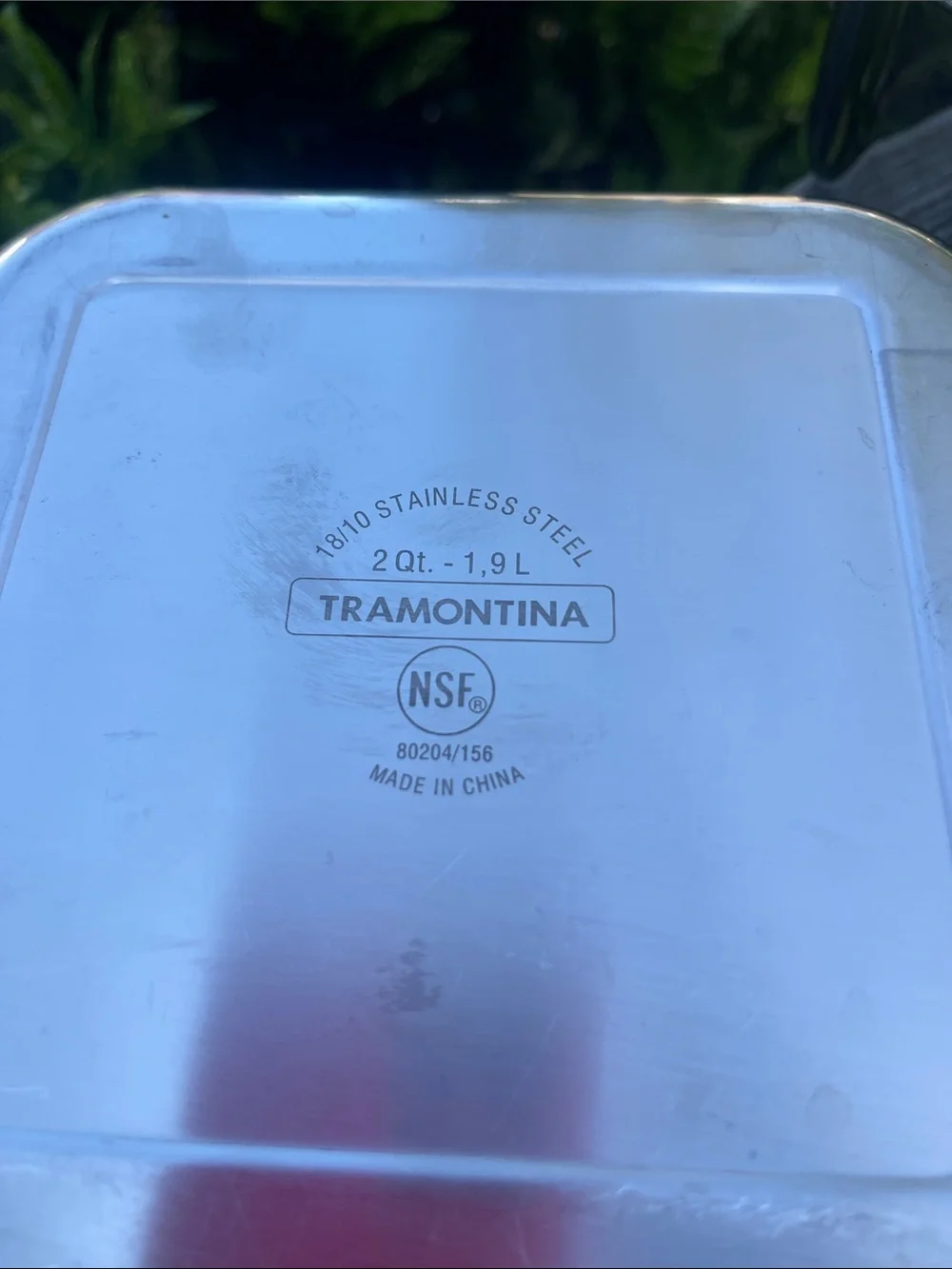 Vintage Tramontina Stainless Steel Square Baking Pan Set of 2